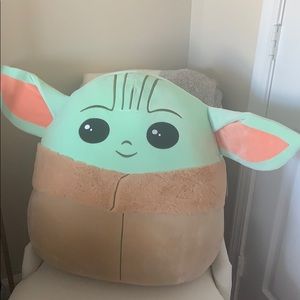 20” XL Squishmallows Star Wars Baby Yoda, NWT